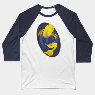 Cosmic Fish logo Baseball T-Shirt